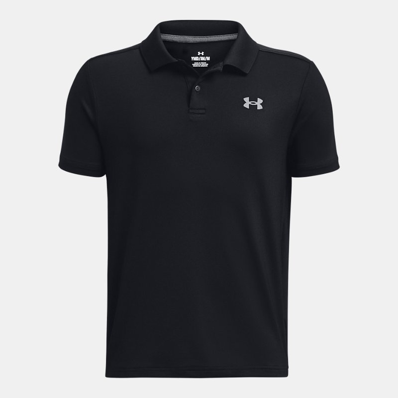 Boys'  Under Armour  Performance Polo Black / Pitch Gray YXS (48 - 50 in)